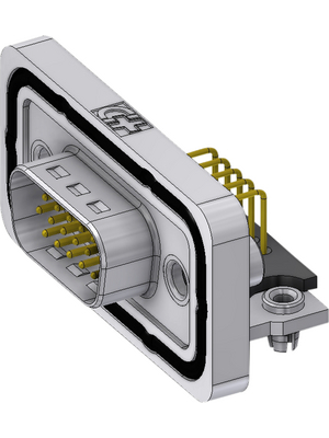 Deltron - HD-DWM15PYC/2M47UN - D-Sub Connector High Density Male 15P, HD-DWM15PYC/2M47UN, Deltron