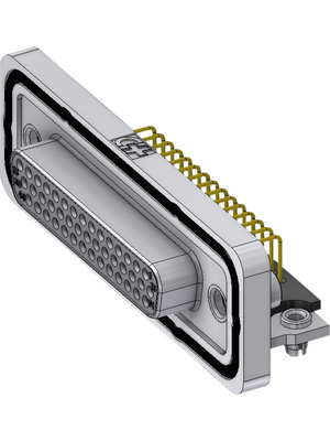 Deltron - HD-DWM44SYC/2M47UN - D-Sub Connector High Density Female 44P, HD-DWM44SYC/2M47UN, Deltron