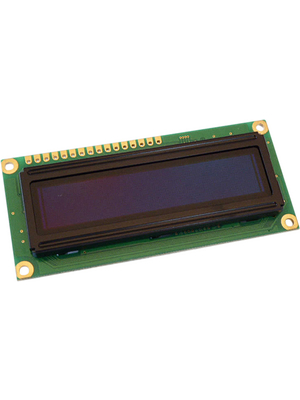 Display Elektronik - DEP 16201-Y - Dot matrix OLED display Character height=5.55 mm 2 x 16, DEP 16201-Y, Display Elektronik