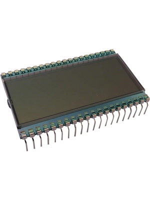 Display Elektronik - DE 121-RS-20/7,5 - 7-segment LCD 10.2 mm 1 x 4.5, DE 121-RS-20/7,5, Display Elektronik