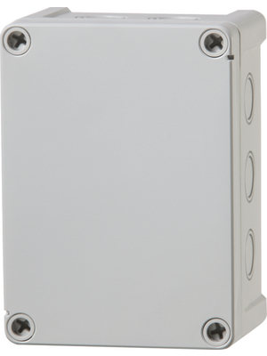 Fibox - TAM 131007 enclosure - Plastic enclosure grey, RAL 7035 95 x 65 mm ABS IP 65, Grey knock-out base with grey cover, TAM 131007 enclosure, Fibox