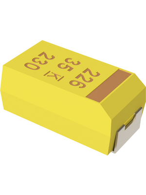 KEMET - T491A106M006AT - Tantalum capacitor 10 uF 6.3 VDC, T491A106M006AT, KEMET