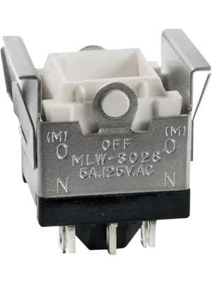 NKK - MLW3028 - Rocker switch 2P 5 A / 3 A / 3 A 125 VAC / 250 VAC / 30 VDC, MLW3028, NKK