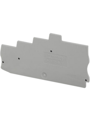 Phoenix Contact - D-ST 2,5-4L/1P - End plate, grey, D-ST 2,5-4L/1P, Phoenix Contact