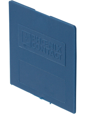 Phoenix Contact - D-MBK/E BU - End plate, blue, D-MBK/E BU, Phoenix Contact