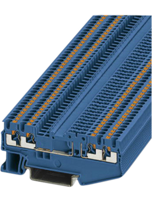 Phoenix Contact - PT 1,5/S-QUATTRO-TG BU - Terminal block N/A blue, 0.14...1.5 mm2, 3210327, PT 1,5/S-QUATTRO-TG BU, Phoenix Contact