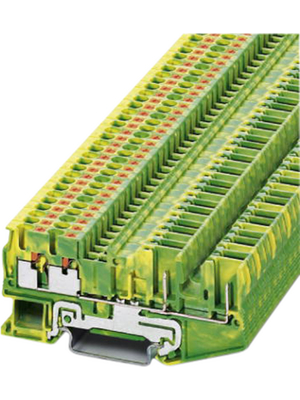 Phoenix Contact - PT 2,5-QUATTRO/2P-PE - Terminal block N/A green-yellow, 0.14...2.5 mm2, 3209688, PT 2,5-QUATTRO/2P-PE, Phoenix Contact