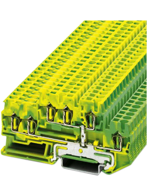 Phoenix Contact - STTB 2,5-TWIN-PE - Terminal block STTB N/A green/yellow, 0.08...4 mm2, 3038532, STTB 2,5-TWIN-PE, Phoenix Contact