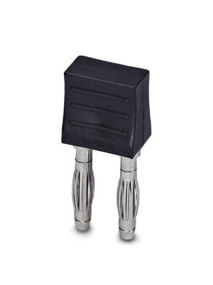 Phoenix Contact - KSS 10 - Short Circuit Connector, 10 mm, Poles=2, black, KSS 10, Phoenix Contact