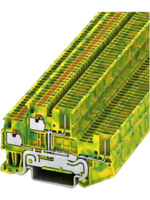 Phoenix Contact - PTTB 1,5/S/2P-PE - Terminal block PTTB N/A green / yellow, 0.14...1.5 mm2, 3212455, PTTB 1,5/S/2P-PE, Phoenix Contact