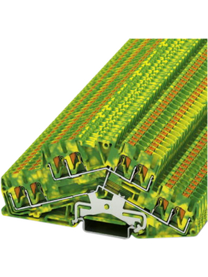 Phoenix Contact - PTTBS 2,5-QUATTRO-PE - Terminal block PTTBS N/A green / yellow, 0.14...2.5 mm2, 3210611, PTTBS 2,5-QUATTRO-PE, Phoenix Contact