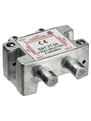 No Brand - 67002 - Splitter 3-way 5...2450 MHz 10.5 dB, 67002, No Brand