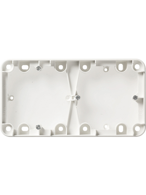 Schneider Electric - TREND DOSA UP 2-FACK 18MM - Junction box, Surface mounted, 153 x 82 x 18 mm, polar white, TREND DOSA UP 2-FACK 18MM, Schneider Electric