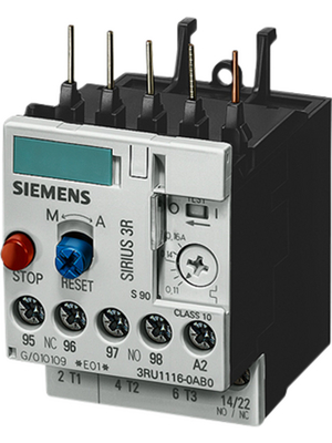 Siemens - 3RU1116-0DB0 - Overload relay SIRIUS 3RU1 0.22...0.32 A, 3RU1116-0DB0, Siemens