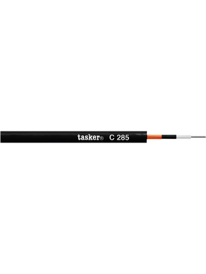 Tasker - C285 - Audio cable   1 x0.50 mm2 black, C285, Tasker