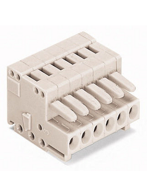 Wago - 734-104 - Female connector CAGE CLAMP Connection 4P, 734-104, Wago