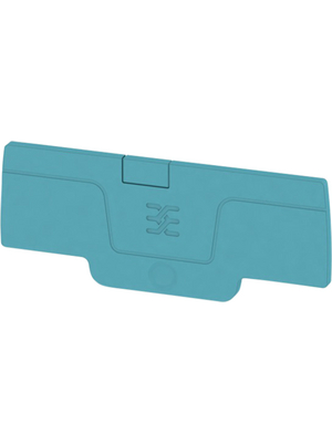 Weidmller - AEP 4C 1.5 BL - 1552650000 - End plate N/A 66 x 2.1 x 26 mm blue A, AEP 4C 1.5 BL - 1552650000, Weidmller