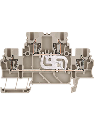 Weidmller - ZDK 1.5V - 1791130000 - Terminal block Z Series N/A Dark Beige, 0.5...1.5 mm2, ZDK 1.5V - 1791130000, Weidmller