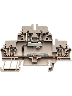 Weidmller - ZDK 2.5/D/1 - 1690020000 - Terminal block Z Series N/A Dark Beige, 0.5...2.5 mm2, ZDK 2.5/D/1 - 1690020000, Weidmller