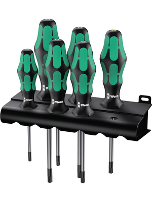 Wera - 367/6 BO Rack - Screwdriver set 6 p., 367/6 BO Rack, Wera