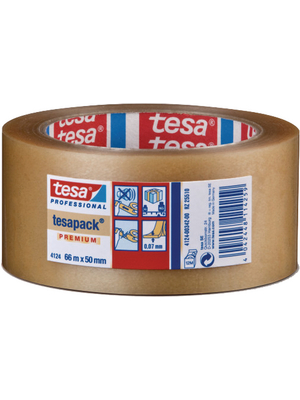 Tesa - 04124 50MM X 66 M TRANSPAR - Packaging tape transparent 50 mmx66 m, 04124 50MM X 66 M TRANSPAR, Tesa