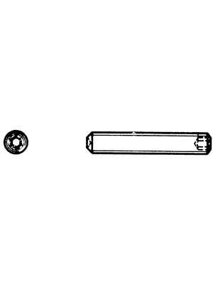 Bossard - 9160306 - Grub Screw with M-thread M3 6 mm, 9160306, Bossard