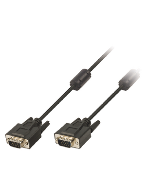 Valueline - VLCP59000B50 - Monitor cable 5.00 m black, VLCP59000B50, Valueline