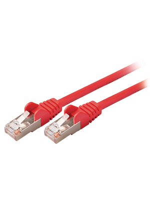 Valueline - VLCP85121R50 - Patch cable CAT5 SF/UTP 5.00 m red, VLCP85121R50, Valueline