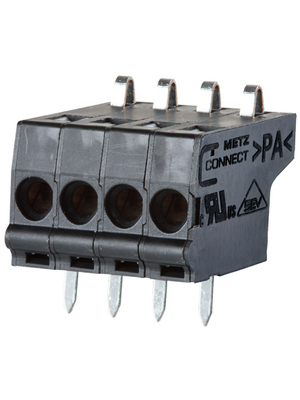 Metz Connect - SL30302HBNN - Terminal block with compression contacts Series SL303 Pitch 3.5 mm horizontal 2P, SL30302HBNN, Metz Connect