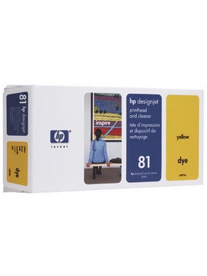 Hewlett Packard (DAT) - C4953A - Print head 81 yellow, C4953A, Hewlett Packard (DAT)