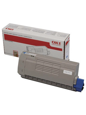 OKI - 44318607 - Toner Cartridges, Original OKI Cyan, 44318607, OKI