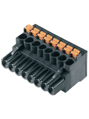 Weidmller - BLF 5.00HC/02/90 SN BK BX - Socket Push-In 2P, BLF 5.00HC/02/90 SN BK BX, Weidmller