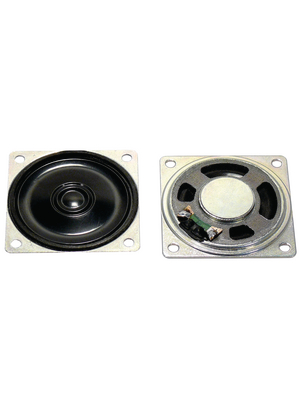 Visaton - K 40 SQ, 8 OHM - Small speaker 4 cm (1.6") 8 Ohm 1 W, K 40 SQ, 8 OHM, Visaton