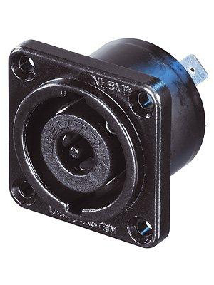 Neutrik - NLT8MP-BAG - Built-in plugs Speakon? STX black 8P, NLT8MP-BAG, Neutrik