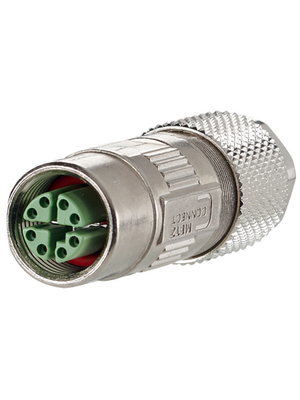 Metz Connect - MMF881A315 - Cable socket M12 M12 Poles 8, MMF881A315, Metz Connect