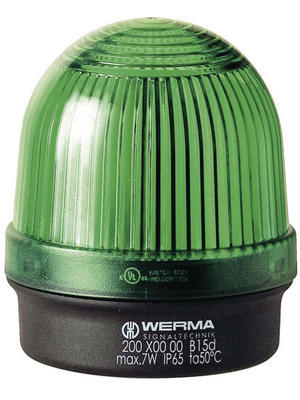 Werma - 200 200 00 - Continuous light, green, 12...240 VAC/DC, 200 200 00, Werma