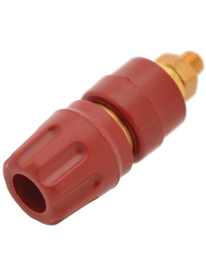 SKS Kontakttechnik - PKI 10 A AU RED - Binding post ? 4 mm red, PKI 10 A AU RED, SKS Kontakttechnik