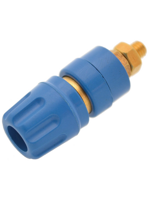 SKS Kontakttechnik - PKI 10 A AU BLUE - Binding post ? 4 mm blue, PKI 10 A AU BLUE, SKS Kontakttechnik