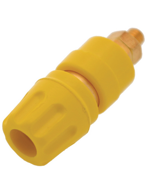 SKS Kontakttechnik - PKI 10 A AU YELLOW - Binding post ? 4 mm yellow, PKI 10 A AU YELLOW, SKS Kontakttechnik