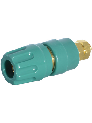 SKS Kontakttechnik - PKI 10 A AU GREEN - Binding post ? 4 mm green, PKI 10 A AU GREEN, SKS Kontakttechnik