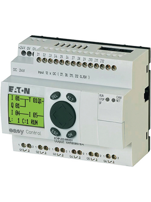 Eaton - EC4P-222-MRXD1 - EASY Control EASY, 12 DI (4 D/A), 6 RO, EC4P-222-MRXD1, Eaton