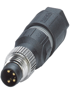 Phoenix Contact - SACC-M 8MS-4QO-0,25-M - Cable plug M8 Poles 4, SACC-M 8MS-4QO-0,25-M, Phoenix Contact