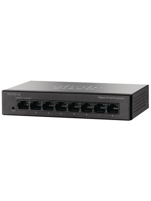 Cisco Small Business - SG100D-08-EU - Switch 8x 10/100/1000 Desktop, SG100D-08-EU, Cisco Small Business