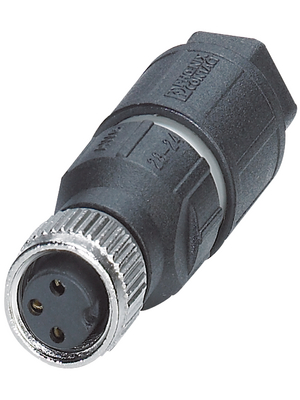 Phoenix Contact - SACC-M 8FS-3QO-0,25-M - Cable socket M8 Poles 3, SACC-M 8FS-3QO-0,25-M, Phoenix Contact