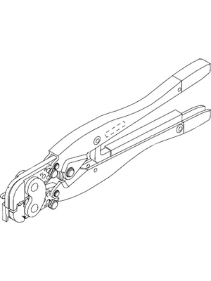 TE Connectivity - 525691 - Crimping tool, 525691, TE Connectivity