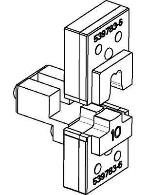 TE Connectivity - 539783-6 - Crimping dies, 539783-6, TE Connectivity