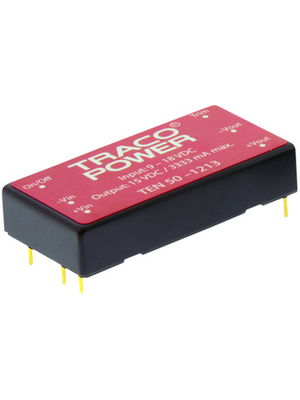 Traco Power - TEN 50-1215 - DC/DC converter 9...18 VDC 24 VDC, TEN 50-1215, Traco Power