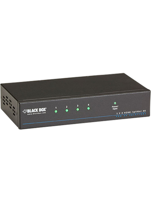 Black Box - VSP-HDMI1X4-4K - HDMI Splitter 1 x 4, VSP-HDMI1X4-4K, Black Box