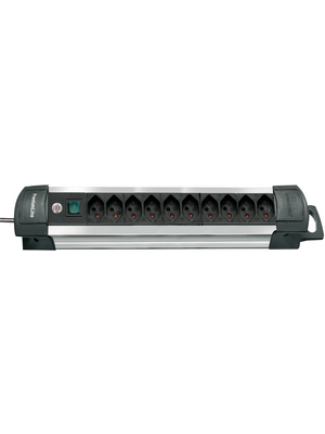 Brennenstuhl - 1391002010 - Outlet strip, 1 Switch, 10xType 13, 3 m, Type 12, 1391002010, Brennenstuhl