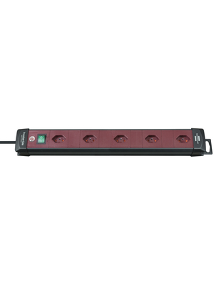 Brennenstuhl - 6002085 - Outlet strip, 1 Switch, 5 x 90xType 13, 3 m, Type 12, 6002085, Brennenstuhl